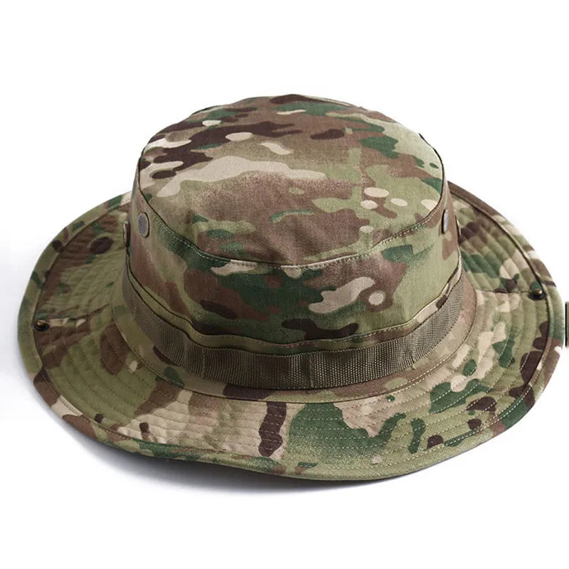 Delta Force Hawk Ops Camouflage Hat – Tactical Bucket Hats for Outdoor Adventures