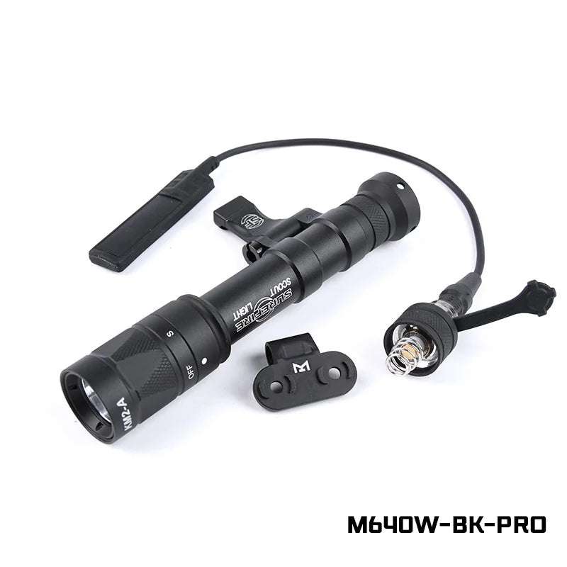 WADSN M640 Tactical Surefire Flashlight - Delta Force Hawk Ops Inspired Weapon Light