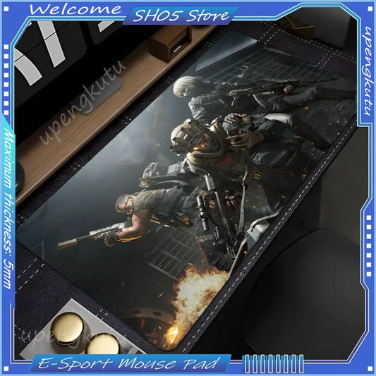 Delta Force All Size Mouse Pad - Non-Slip Gaming & Office Desk Mat  Séries '' BLACK 2 ''