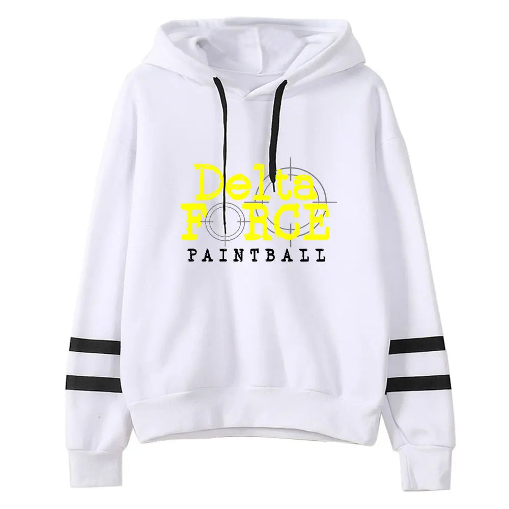 Delta Force Merch Pullovers - Chic Streetwear Hoodies & Sweatshirts for Women