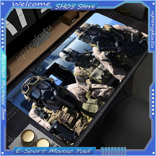 Delta Force All Size Mouse Pad - Non-Slip Gaming & Office Desk Mat  Séries '' BLACK 8 ''