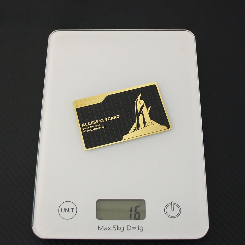 Delta Force Metal NFC Game Card – President's Lounge Cosplay Accessory & Collectible Ornament