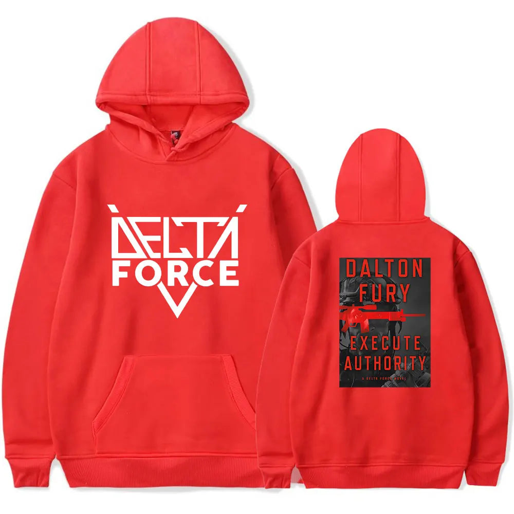 Delta Force Hoodies - Unisex Hooded Cosplay & Casual Streetwear Sweatshirts