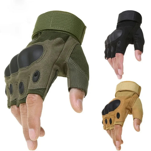 Delta Force Tactical Gloves - Half & Full Finger Anti-Skid Protective Gear