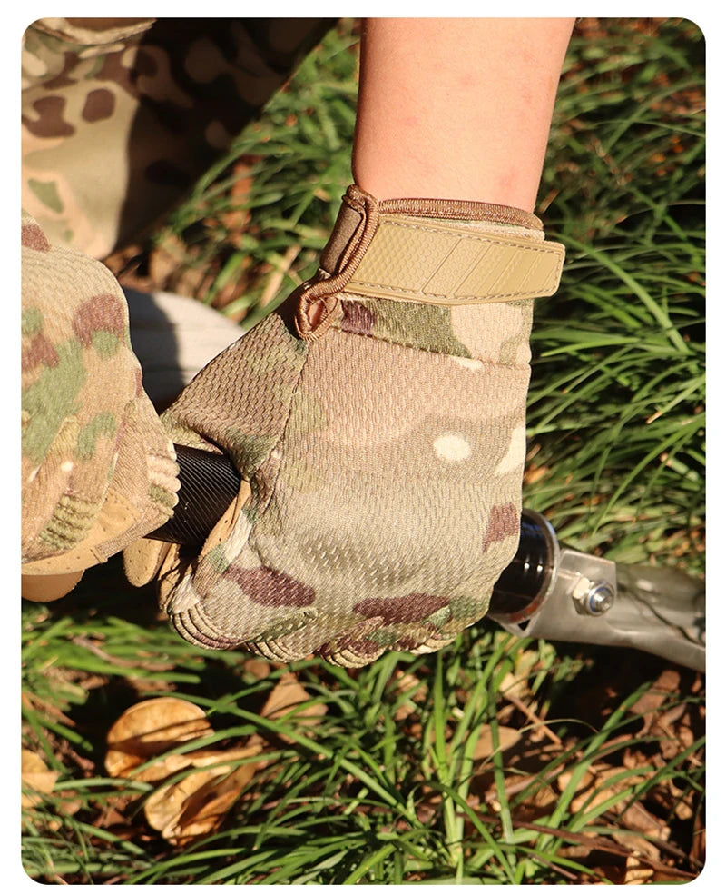 Delta Force Military Tactics Windproof Full-Finger Gloves - Outdoor Sports & Hunting