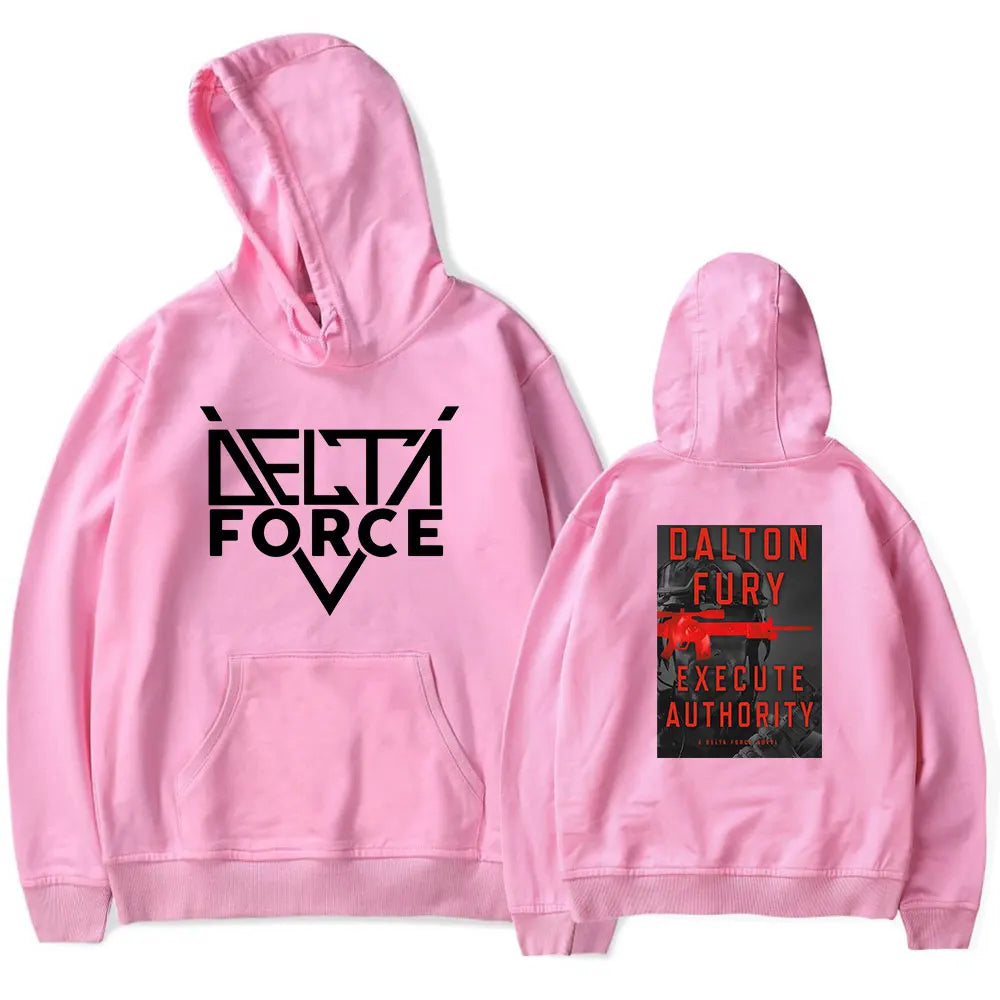 Delta Force Hoodies - Unisex Hooded Cosplay & Casual Streetwear Sweatshirts