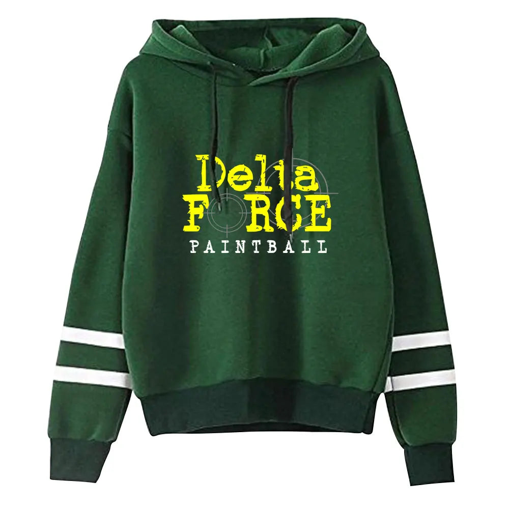 Delta Force Merch Pullovers - Chic Streetwear Hoodies & Sweatshirts for Women