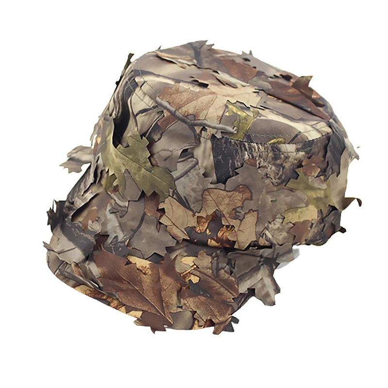 Delta Force Hawk Ops Tactical Baseball Cap – 3D Leaf Camo Snapback for Outdoor Adventures