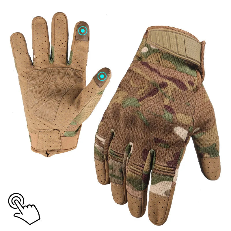 Delta Force Military Tactics Windproof Full-Finger Gloves - Outdoor Sports & Hunting