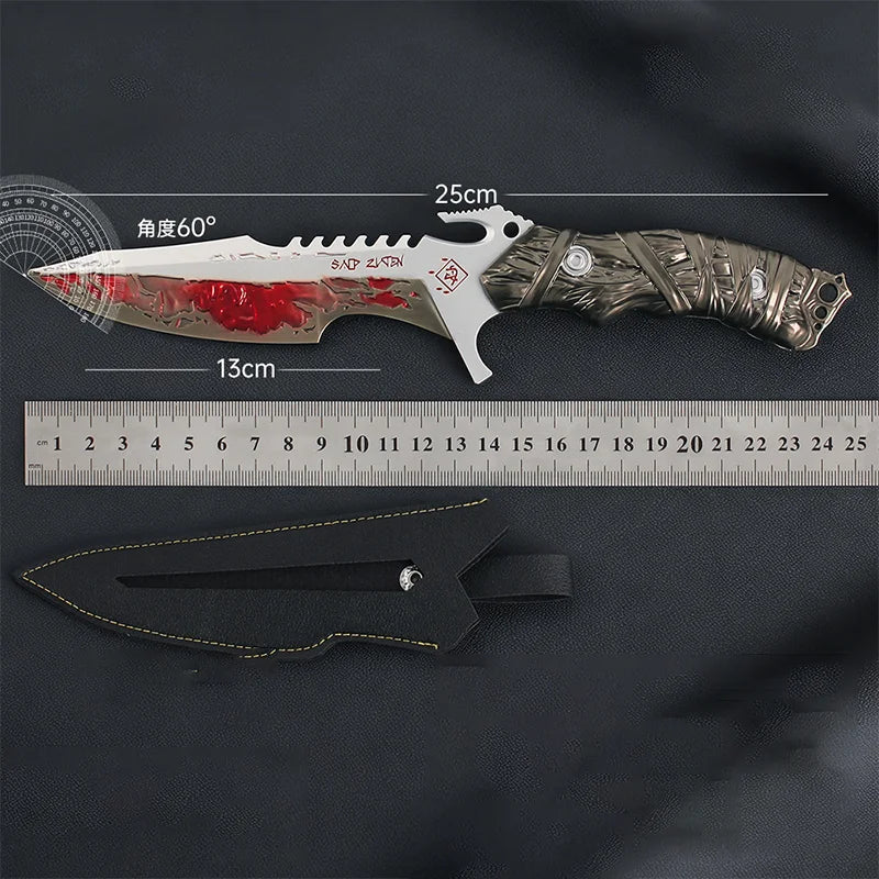 Delta Force Executioner Melee Knife – 25cm Game Sword Model, Safe Unsharpened Desktop Ornament & Collectible Gift