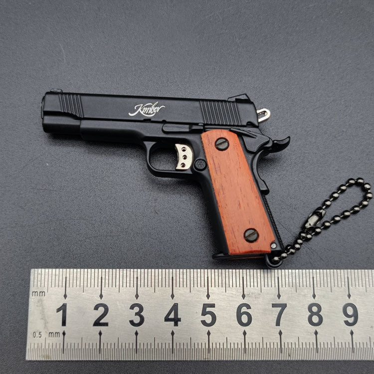 1:3 Mini KIMBER 1911 Pistol Model Keychain - Delta Force Hawk Ops Inspired