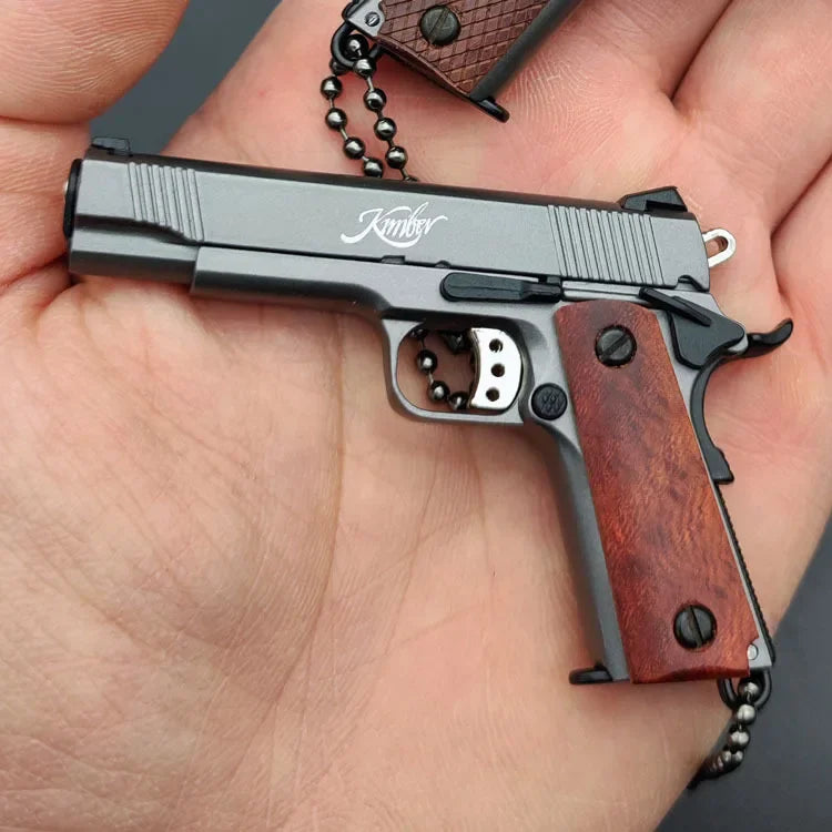 1:3 Mini KIMBER 1911 Pistol Model Keychain - Delta Force Hawk Ops Inspired