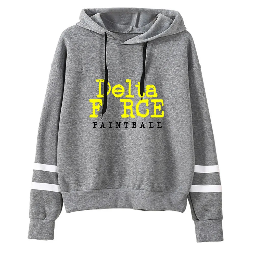 Delta Force Merch Pullovers - Chic Streetwear Hoodies & Sweatshirts for Women