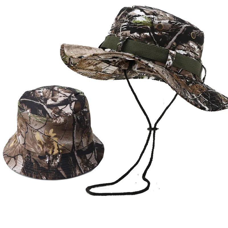 Delta Force Hawk Ops Camouflage Cap – Tactical Boonie Hat for Outdoor Adventures