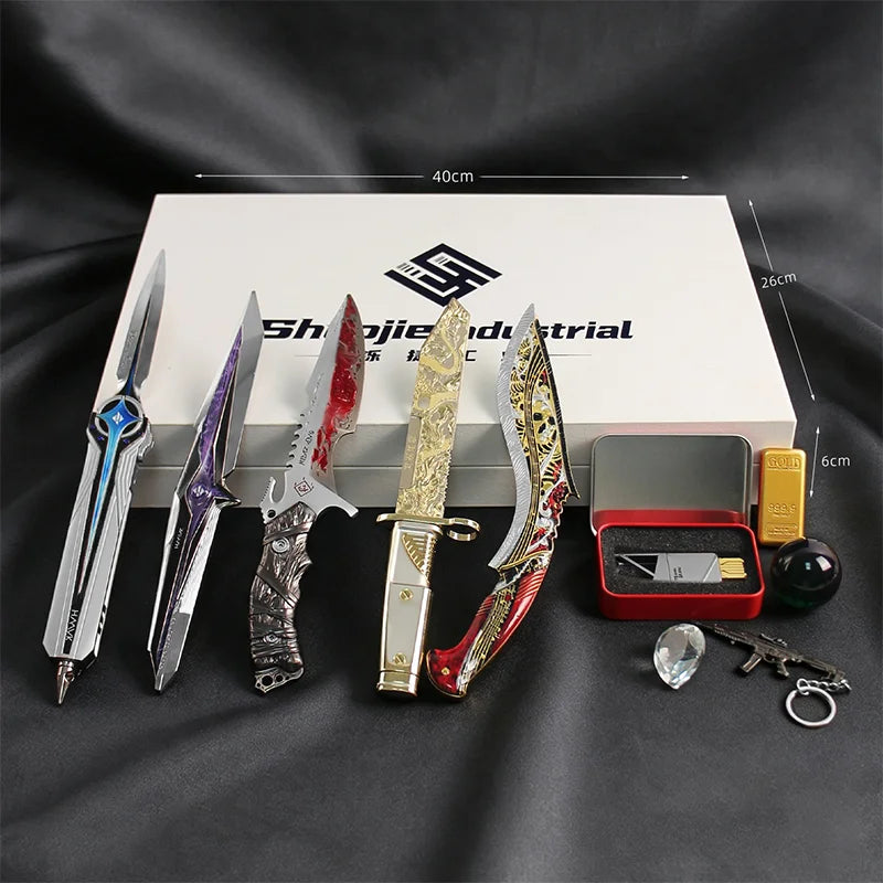 Delta Force Tactical Bundle Box | Metal Weapon Model & Gaming Collectibles Set