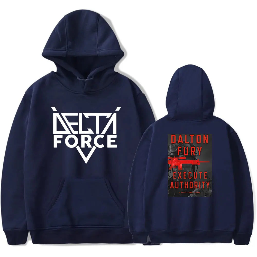 Delta Force Hoodies - Unisex Hooded Cosplay & Casual Streetwear Sweatshirts