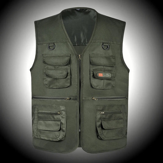 Delta force Military Tactical Vest - Multicam Sleeveless Jacket with Multiple Pockets