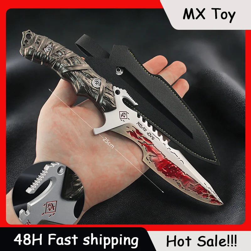 Delta Force Executioner Melee Knife – 25cm Game Sword Model, Safe Unsharpened Desktop Ornament & Collectible Gift