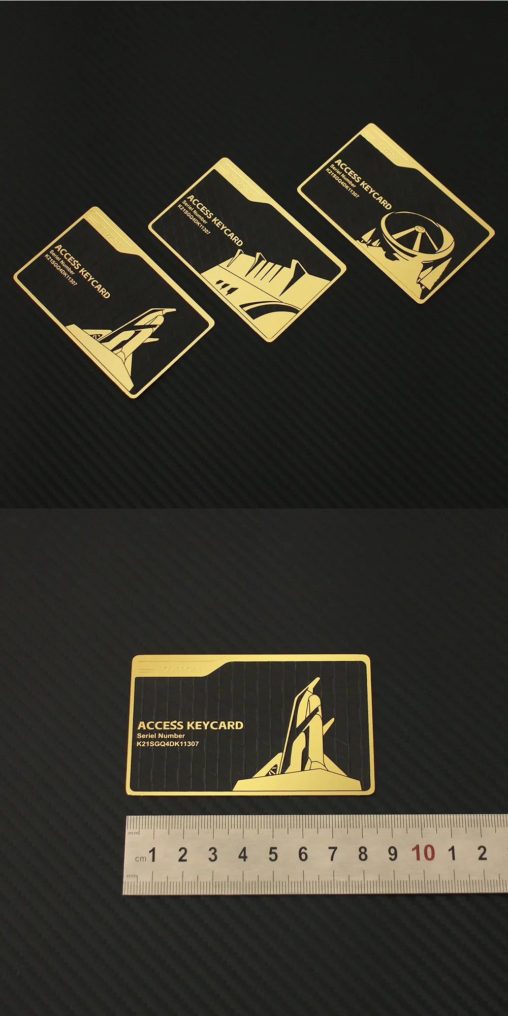 Delta Force Metal NFC Game Card – President's Lounge Cosplay Accessory & Collectible Ornament