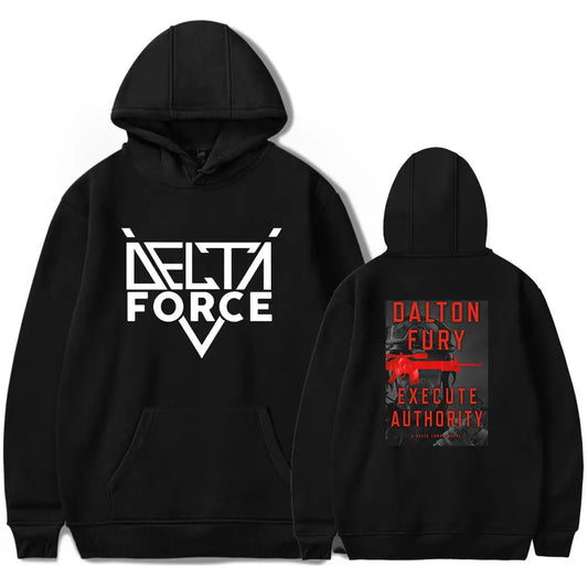 Delta Force Hoodies - Unisex Hooded Cosplay & Casual Streetwear Sweatshirts