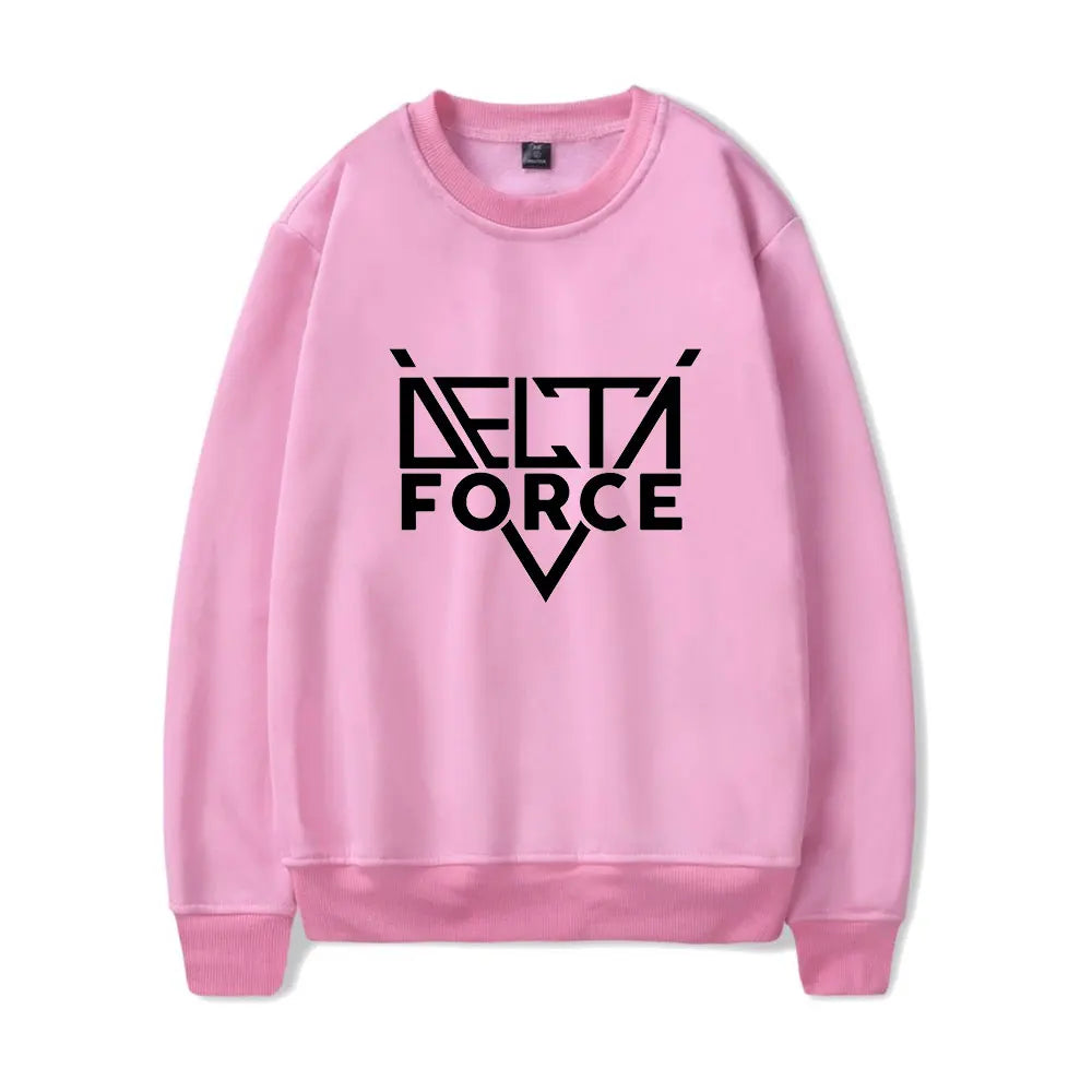 Delta Force Hoodie - Casual Crewneck Long Sleeve Sweatshirt for Men & Women