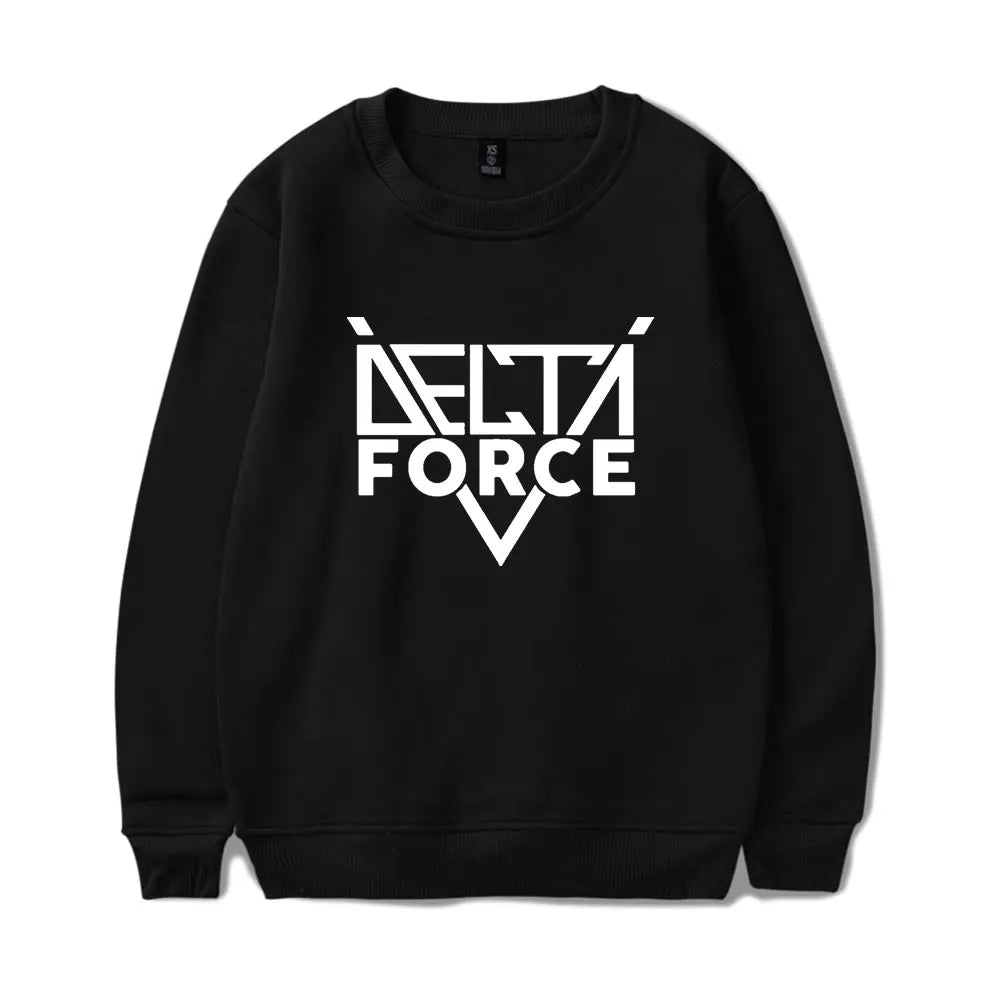 Delta Force Hoodie - Casual Crewneck Long Sleeve Sweatshirt for Men & Women