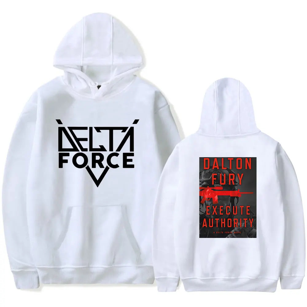 Delta Force Hoodies - Unisex Hooded Cosplay & Casual Streetwear Sweatshirts