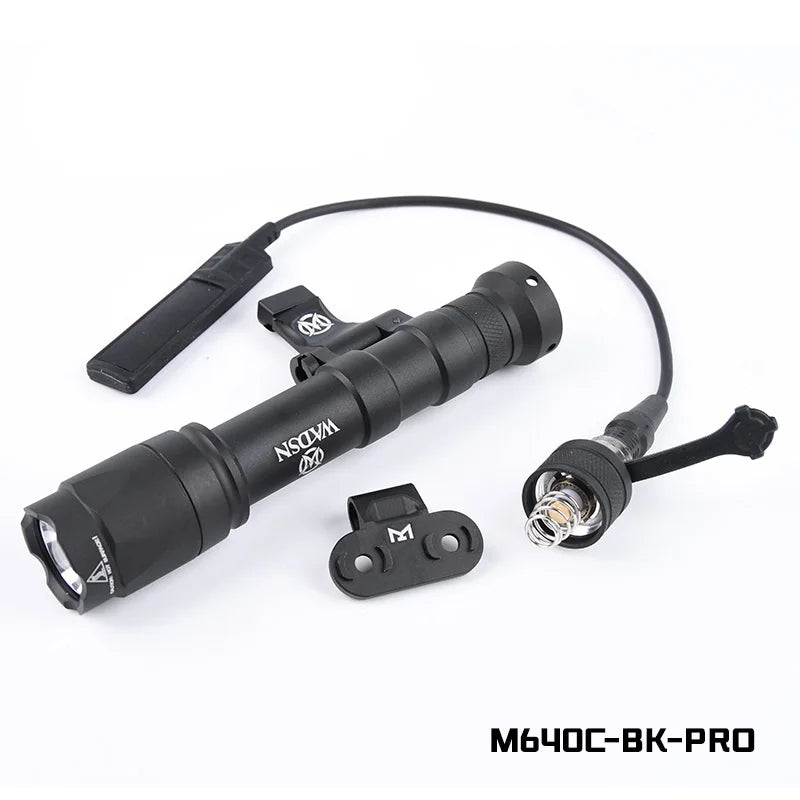 WADSN M640 Tactical Surefire Flashlight - Delta Force Hawk Ops Inspired Weapon Light