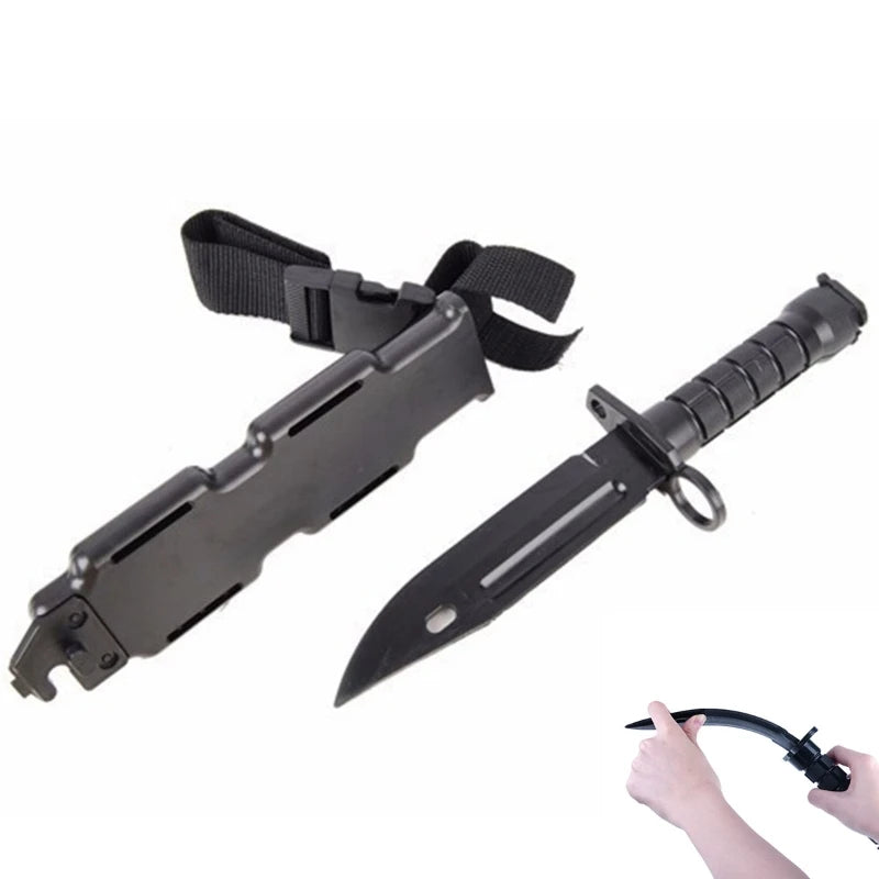 1:1 Delta Force Tactical Rubber Knife - Safe Military Training & Cosplay Prop