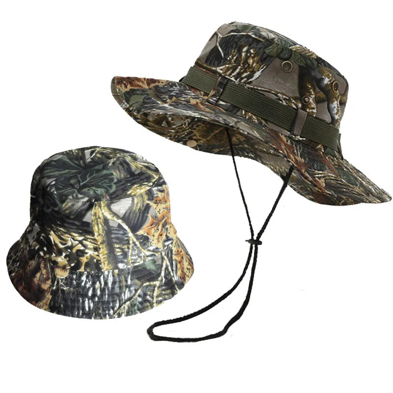 Delta Force Hawk Ops Camouflage Cap – Tactical Boonie Hat for Outdoor Adventures