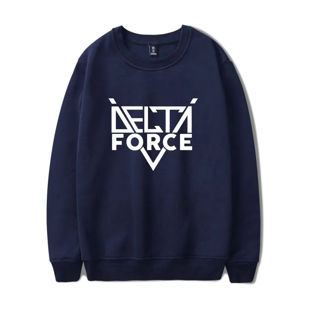 Delta Force Hoodie - Casual Crewneck Long Sleeve Sweatshirt for Men & Women