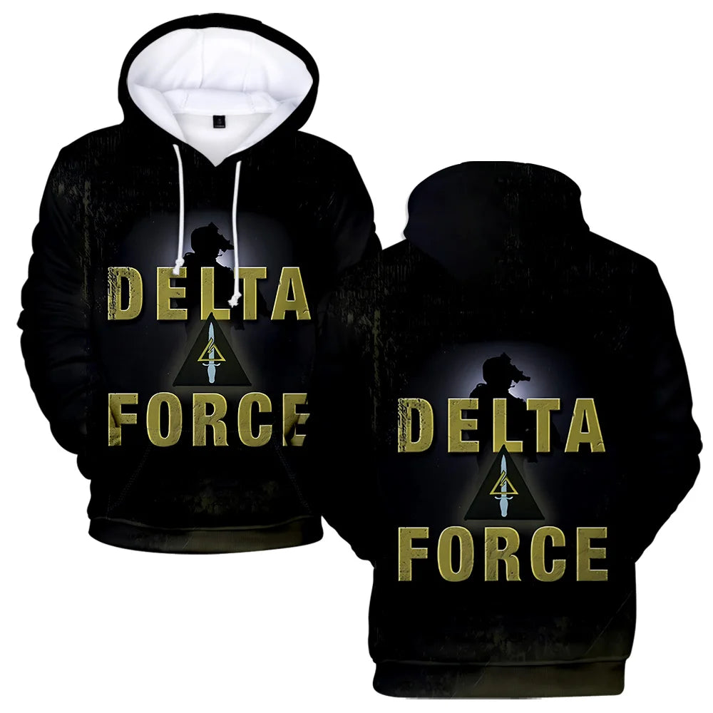 Delta Force Hoodies - New Cosplay-Inspired Unisex Streetwear Sweatshirts