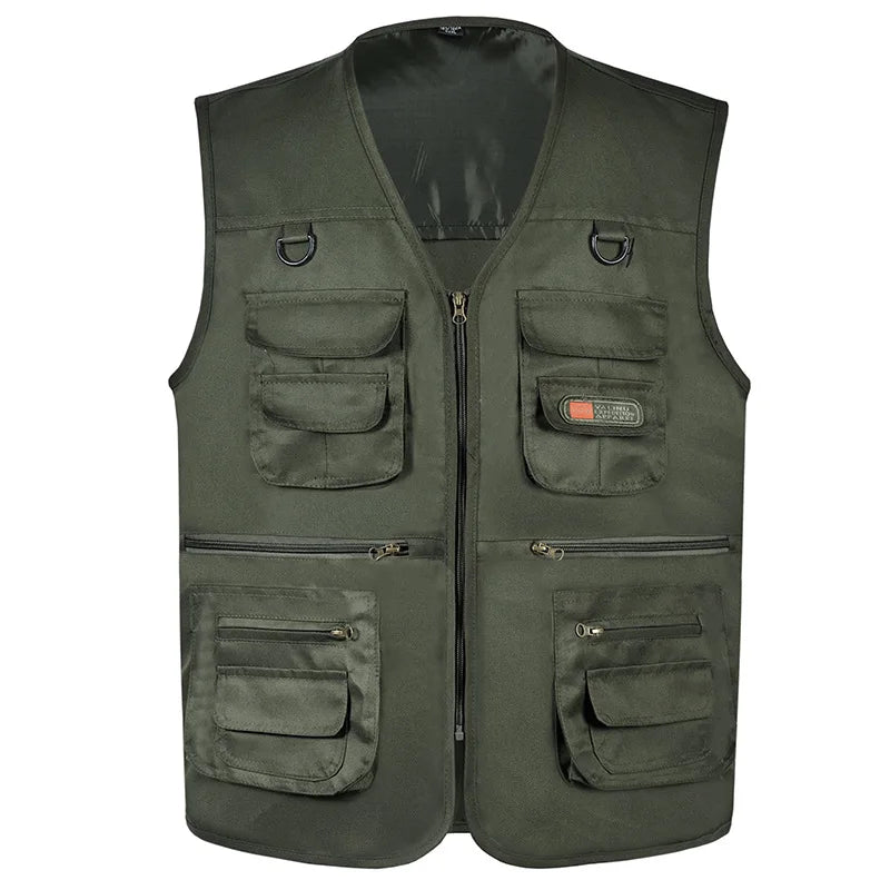 Delta force Military Tactical Vest - Multicam Sleeveless Jacket with Multiple Pockets