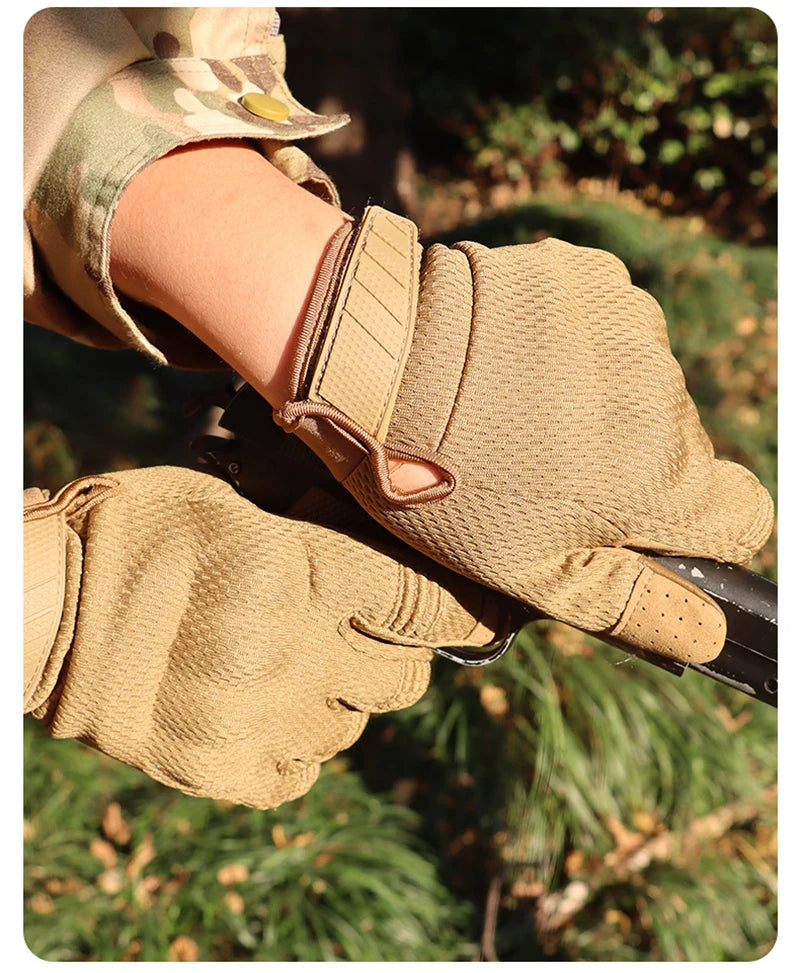 Delta Force Military Tactics Windproof Full-Finger Gloves - Outdoor Sports & Hunting