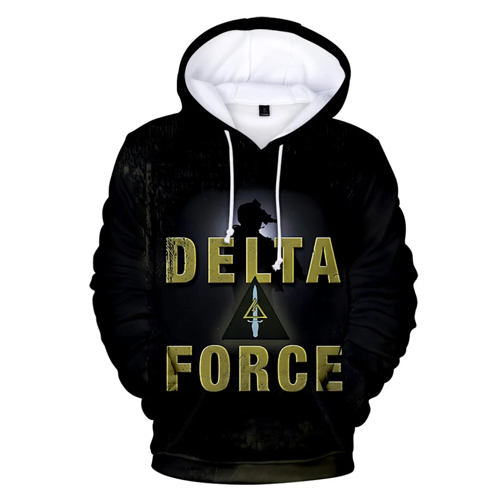 Delta Force Hoodies - New Cosplay-Inspired Unisex Streetwear Sweatshirts