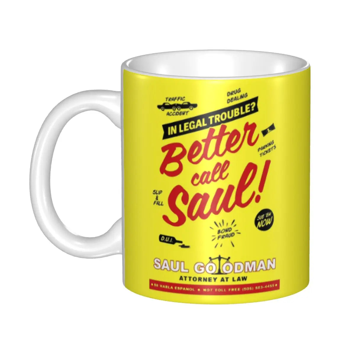 Personalized Delta Force x Better Call Saul Mug - Custom Ceramic Coffee & Tea Cup