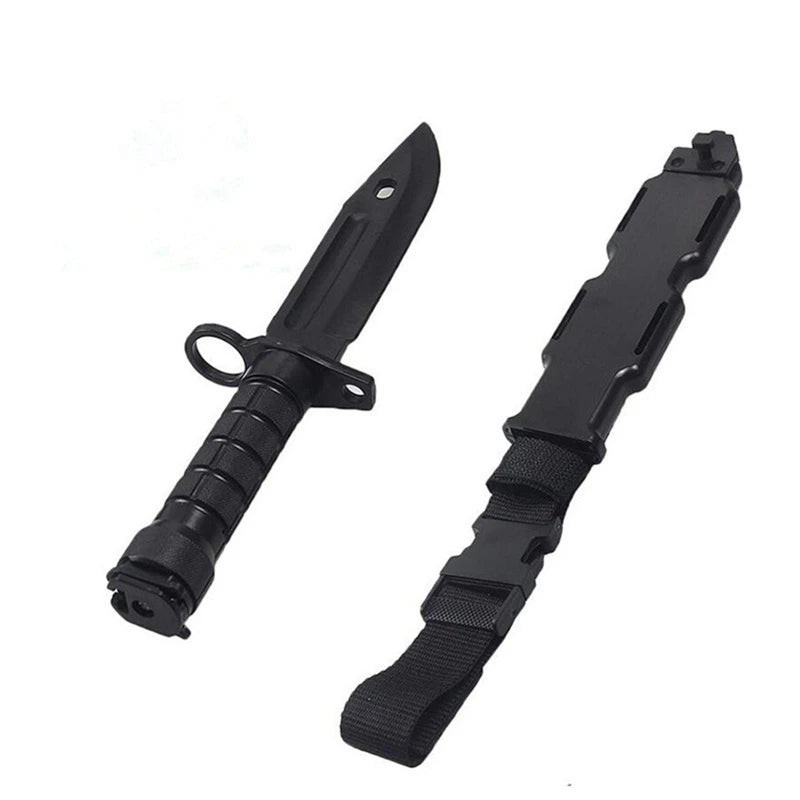 1:1 Delta Force Tactical Rubber Knife - Safe Military Training & Cosplay Prop