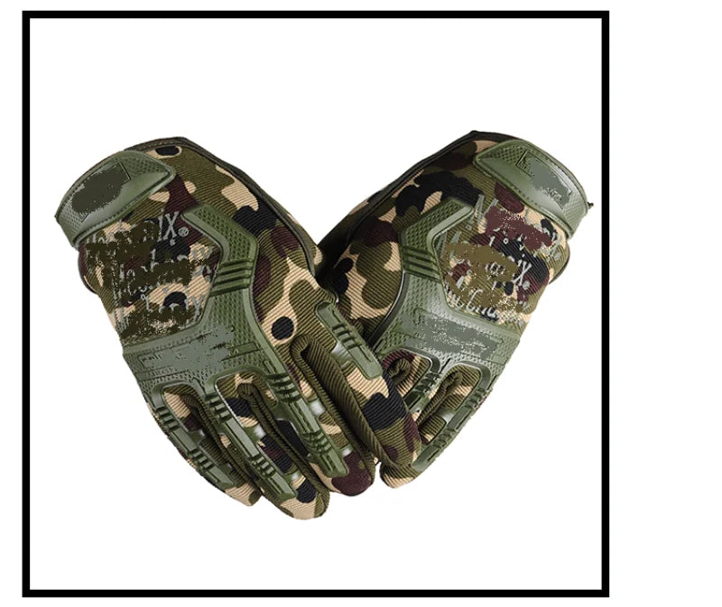 Delta Force Full-Finger Riding Gloves - Anti-Skid Tactical Combat Gear