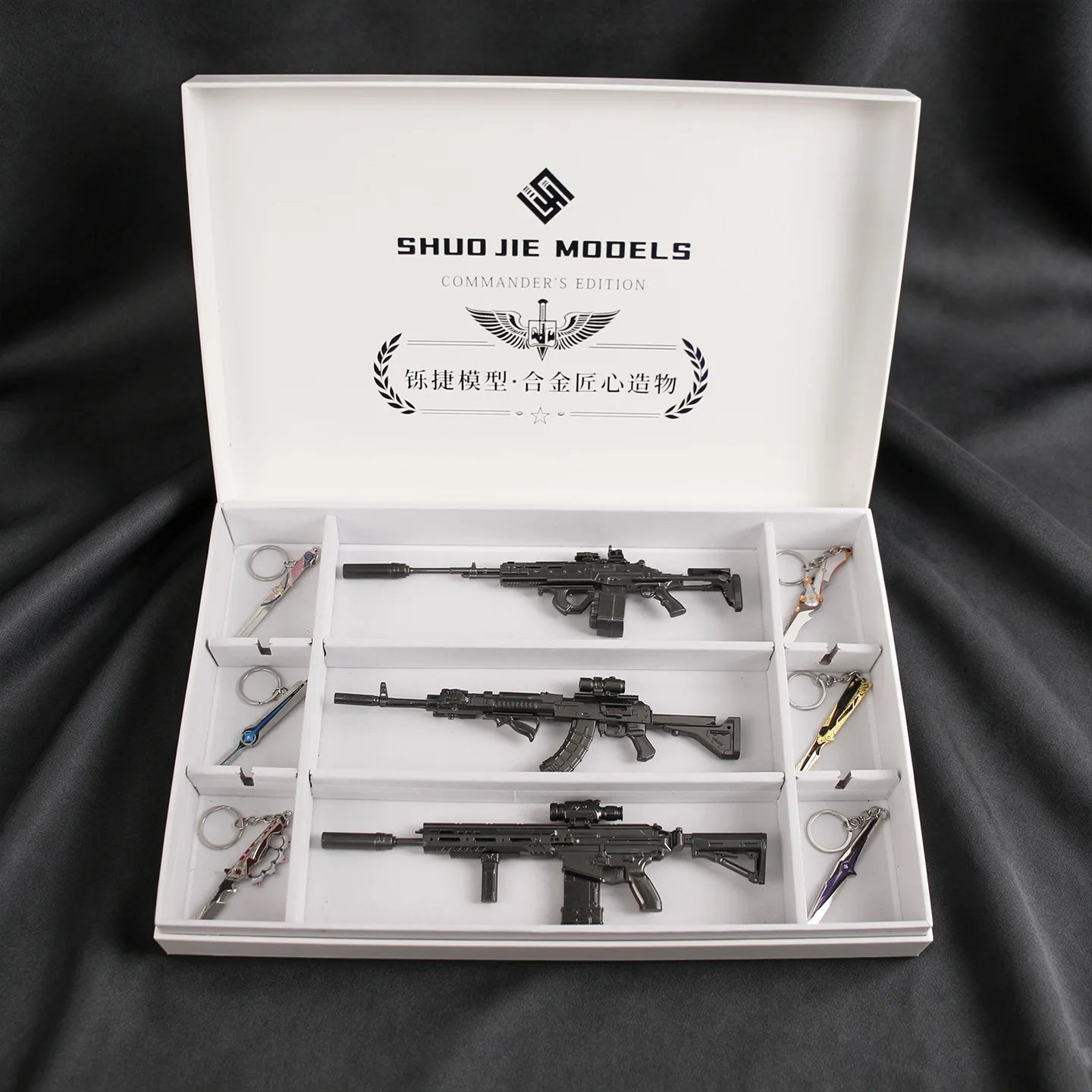 Delta Force Tactical Bundle Box | Metal Weapon Model & Gaming Collectibles Set