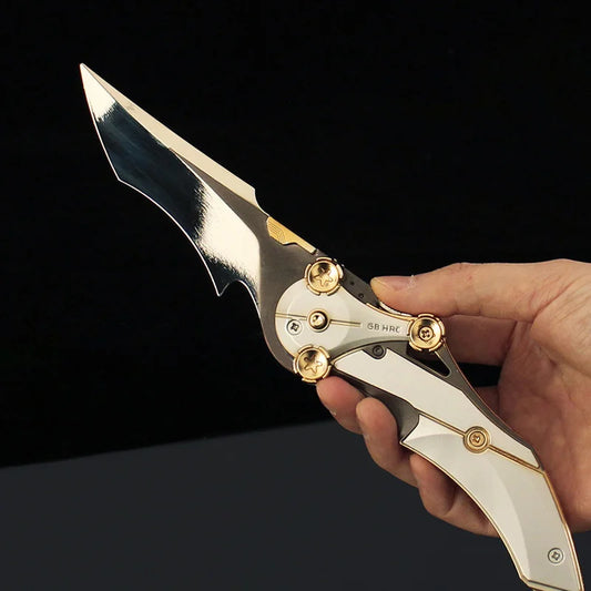 Réplique en métal du couteau à griffes Delta Force Hawk Ops – Lame de Miséricorde | Modèle de jeu 22 cm