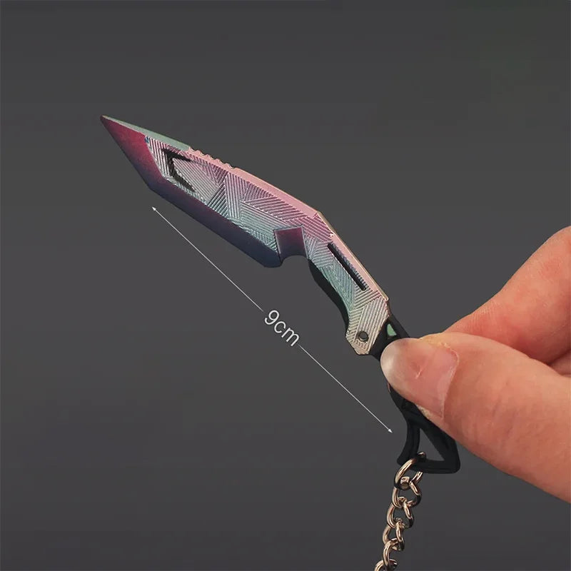 Delta Force Hawk Ops Nepal Series Knife – Metal Decorative Sword Model, Safe Unsharpened Collectible Ornament