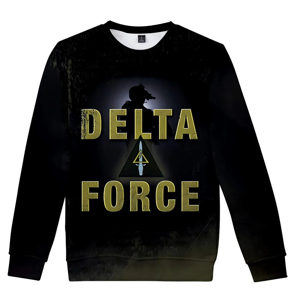 Delta Force  Hawk Ops Hoodies - Stylish Unisex Pullover Sweatshirts for Casual & Hip-Hop Fashion